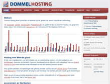 Tablet Screenshot of dommelhosting.nl